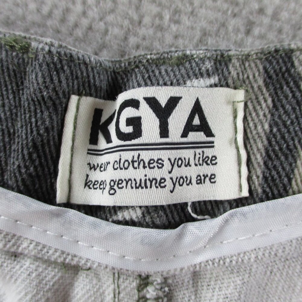 KGYA Camo Pants Womens Small Boyfriend Cargo Y2K Baggy Utility AOP Straight Leg - Picture 11 of 13